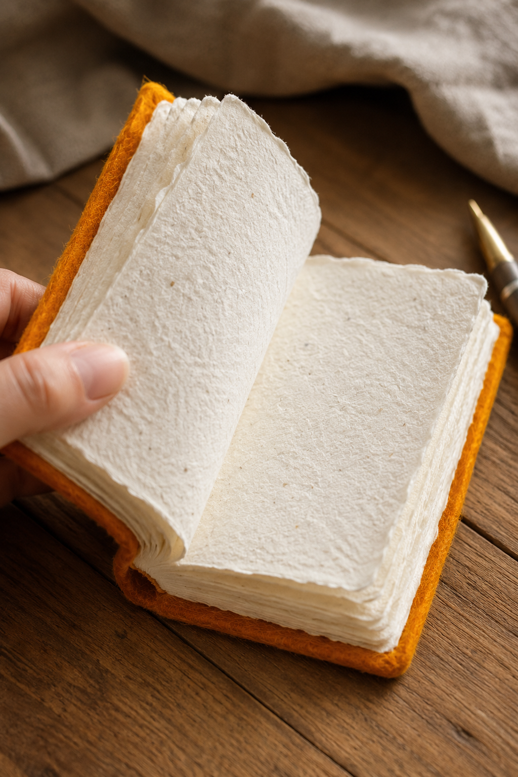 Felt Journal Orange