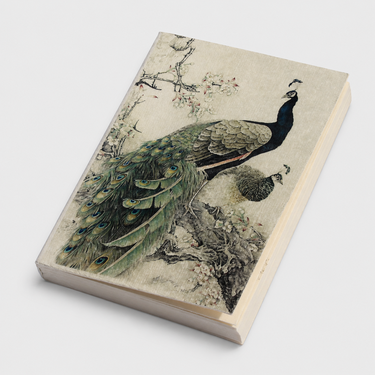 Japanese Peacock Art Pocket Diary Set Of 2