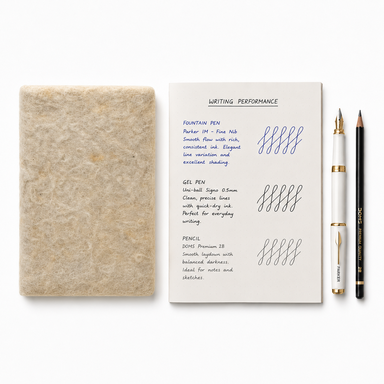 Felt Notebook Grey
