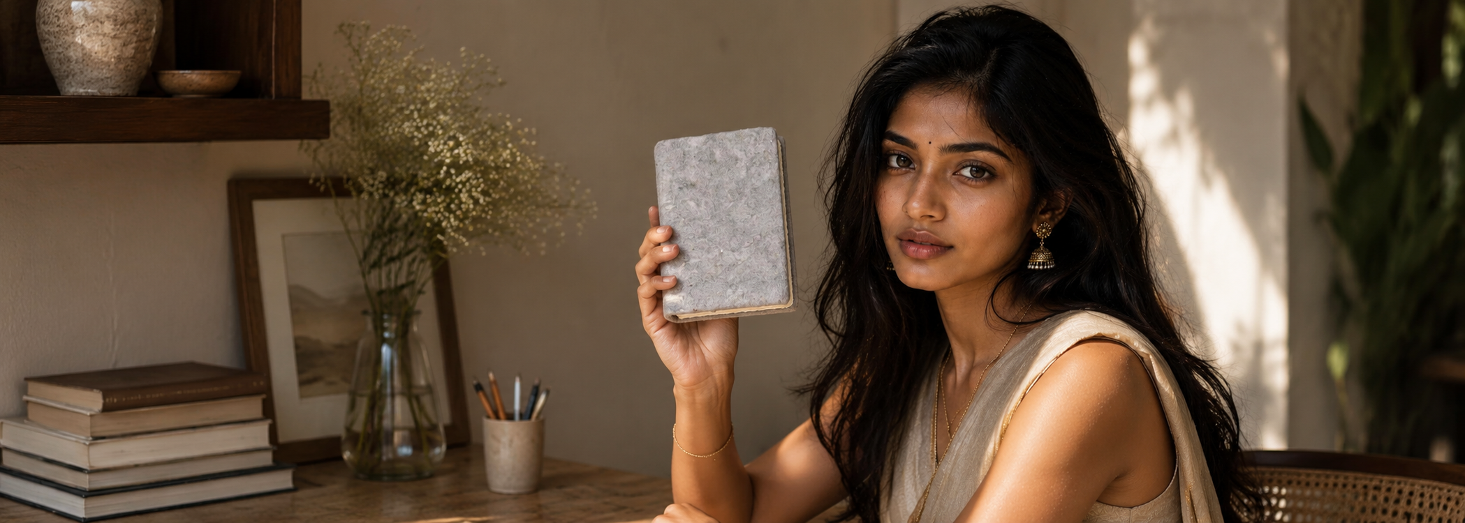 Felt Sketch Book Grey