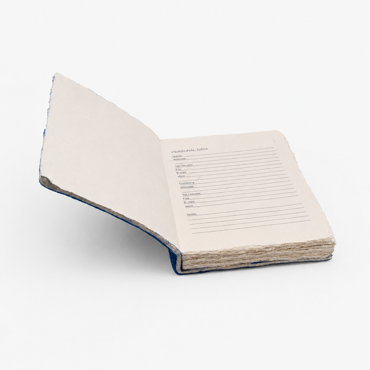 Felt Notebook Blue