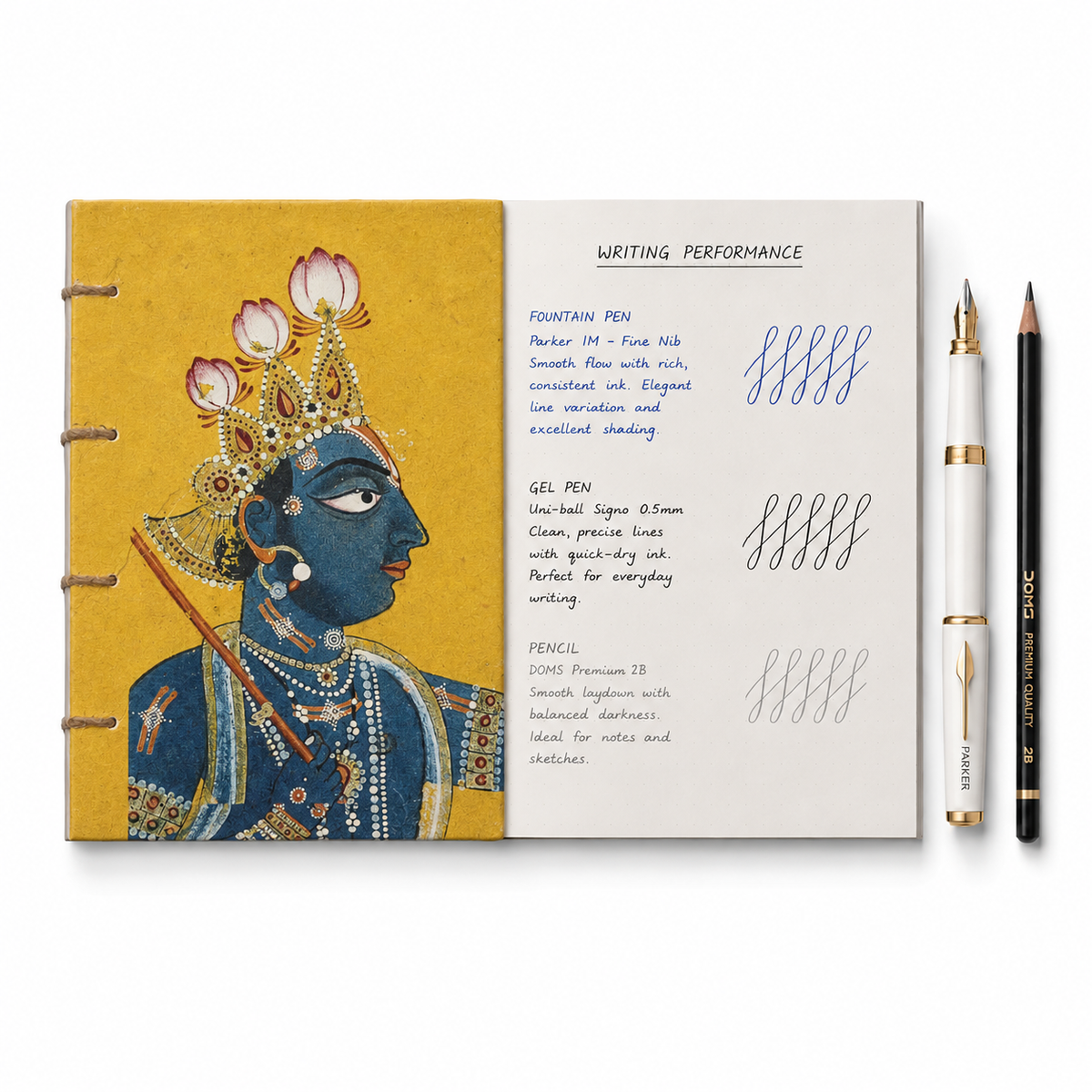 Vintage Krishna Artwork