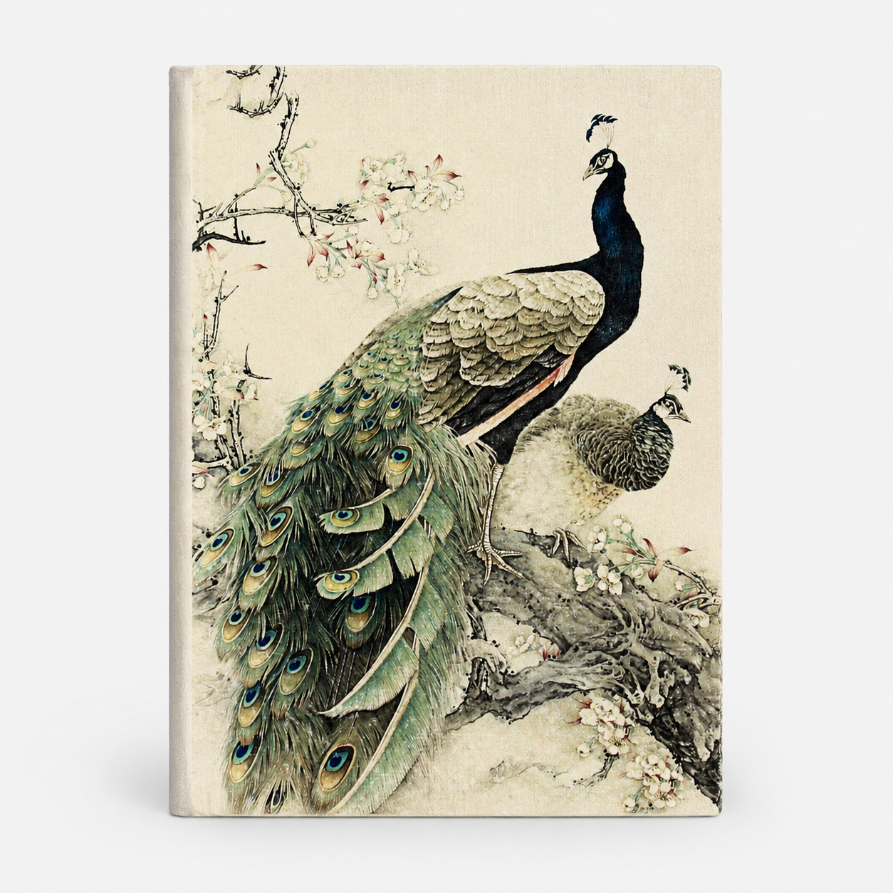 Japanese Peacock Art Pocket Diary Set Of 2
