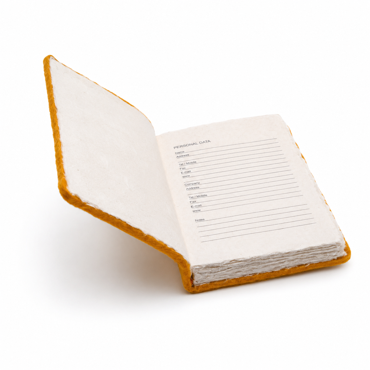 Felt Journal Orange