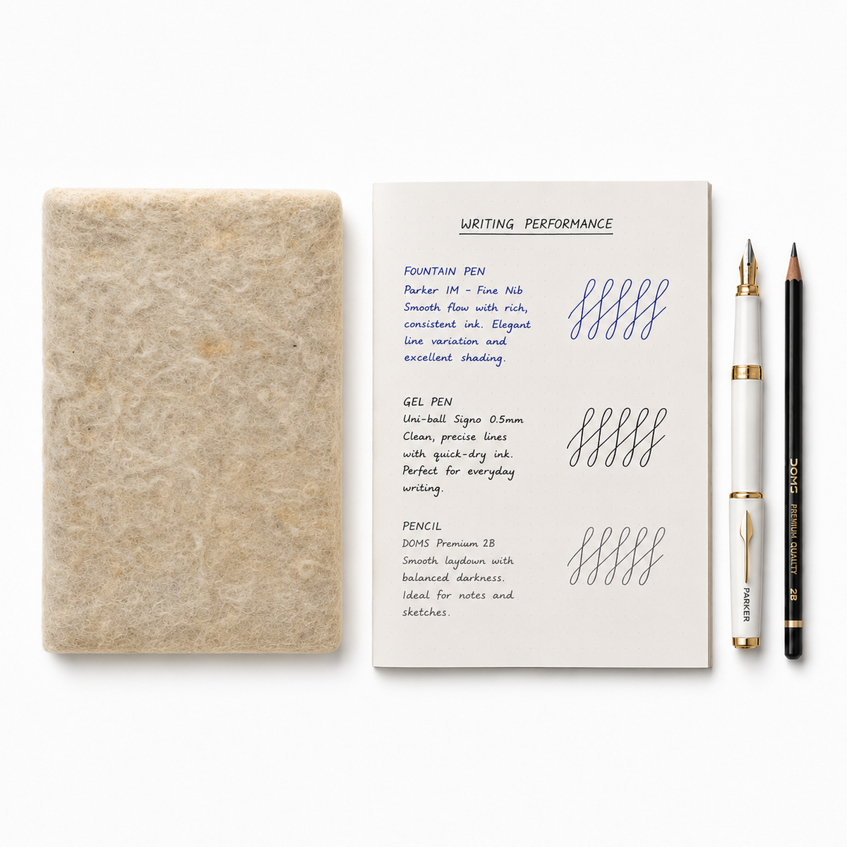 Felt Notebook Grey