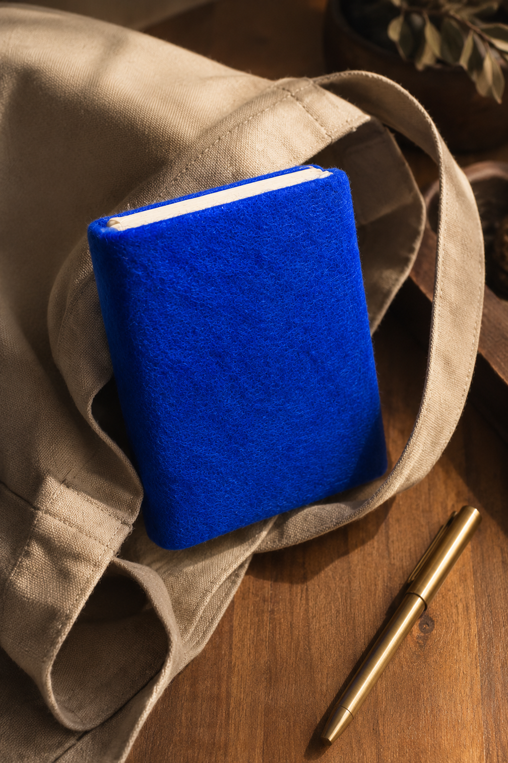 Felt Journal Blue