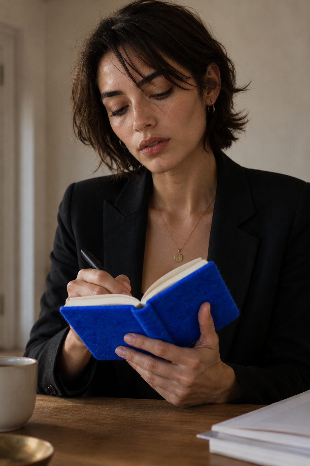 Felt Journal Blue