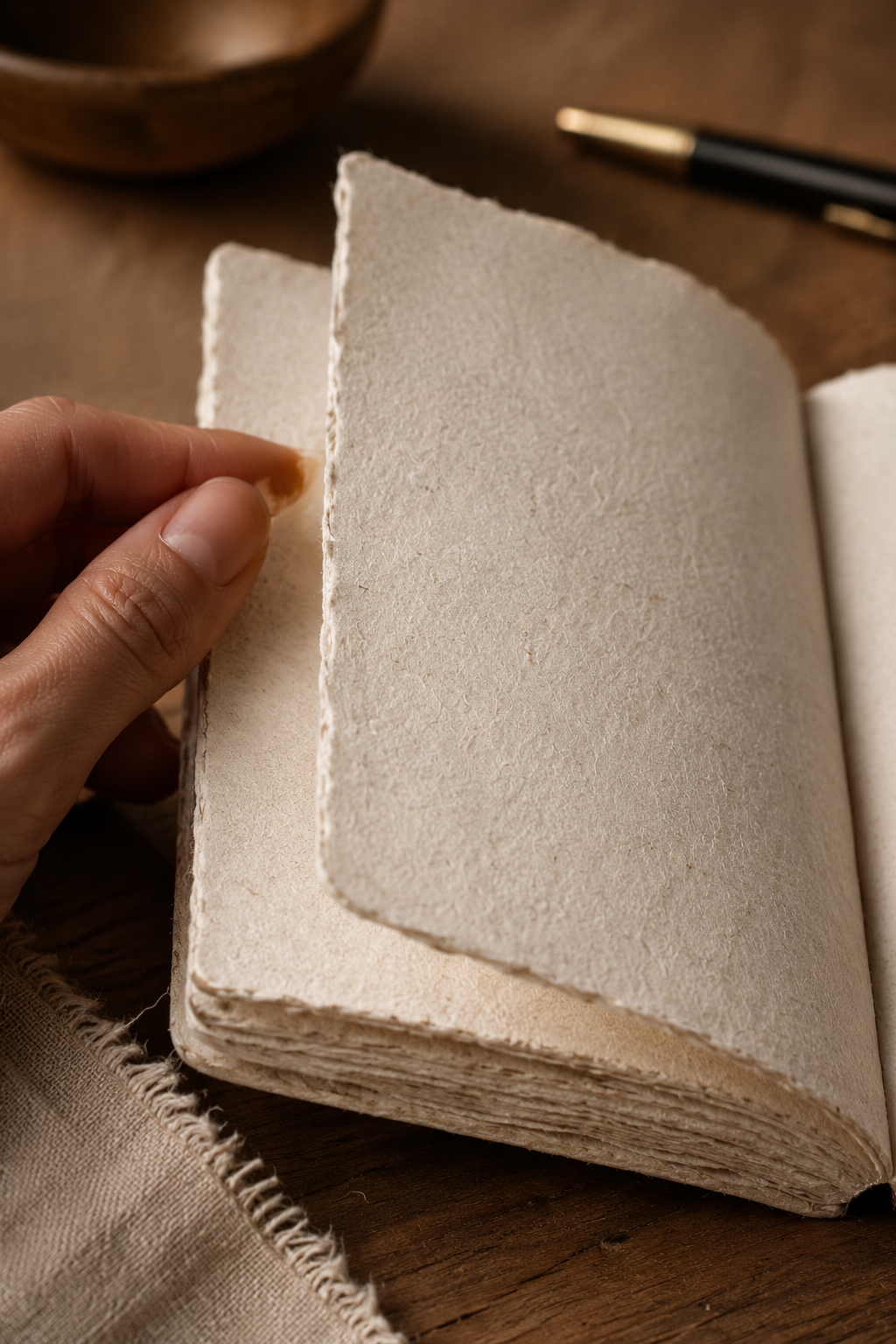 Felt Journal White