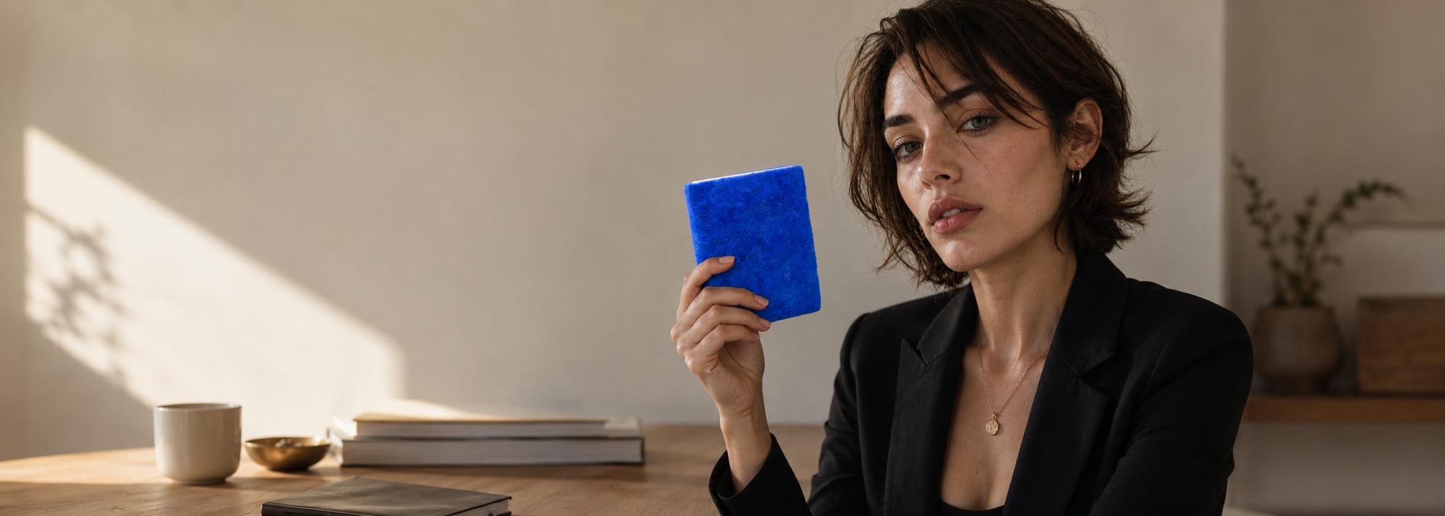 Felt Journal Blue