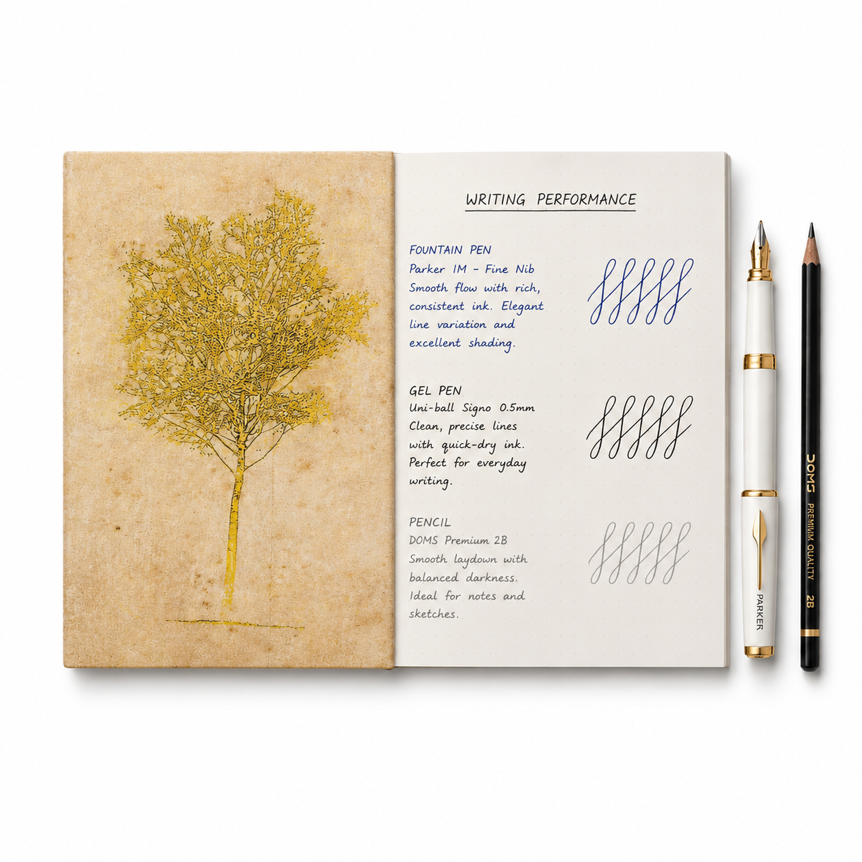 Golden Tree Pocket Diary Set Of 2