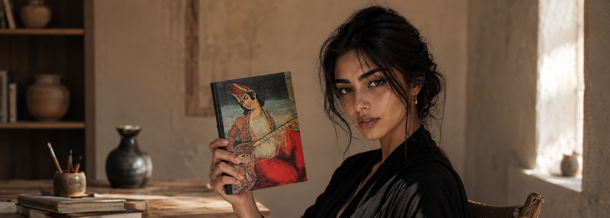 Ancient Persian Sitar Artist