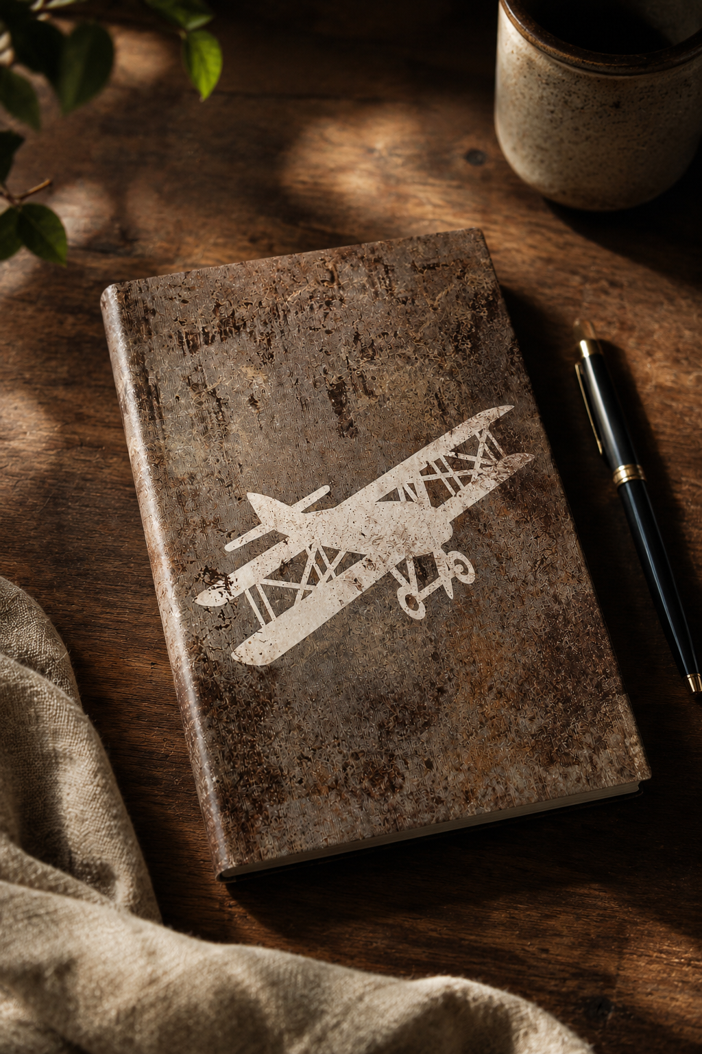 Vintage Glider Plane Artwork