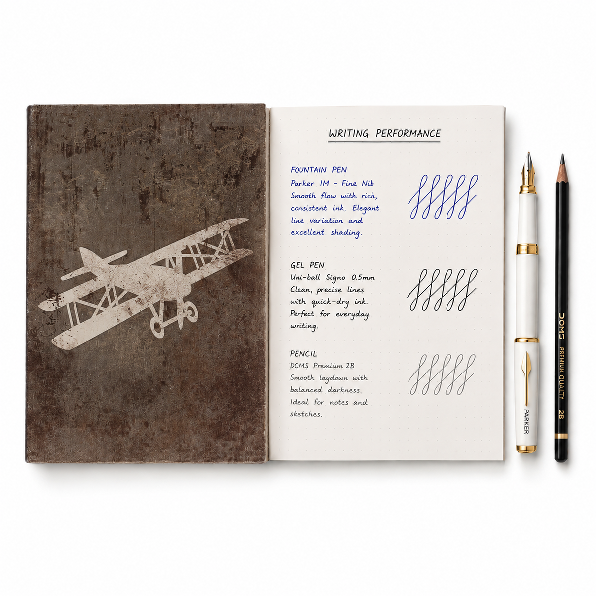Vintage Glider Plane Artwork