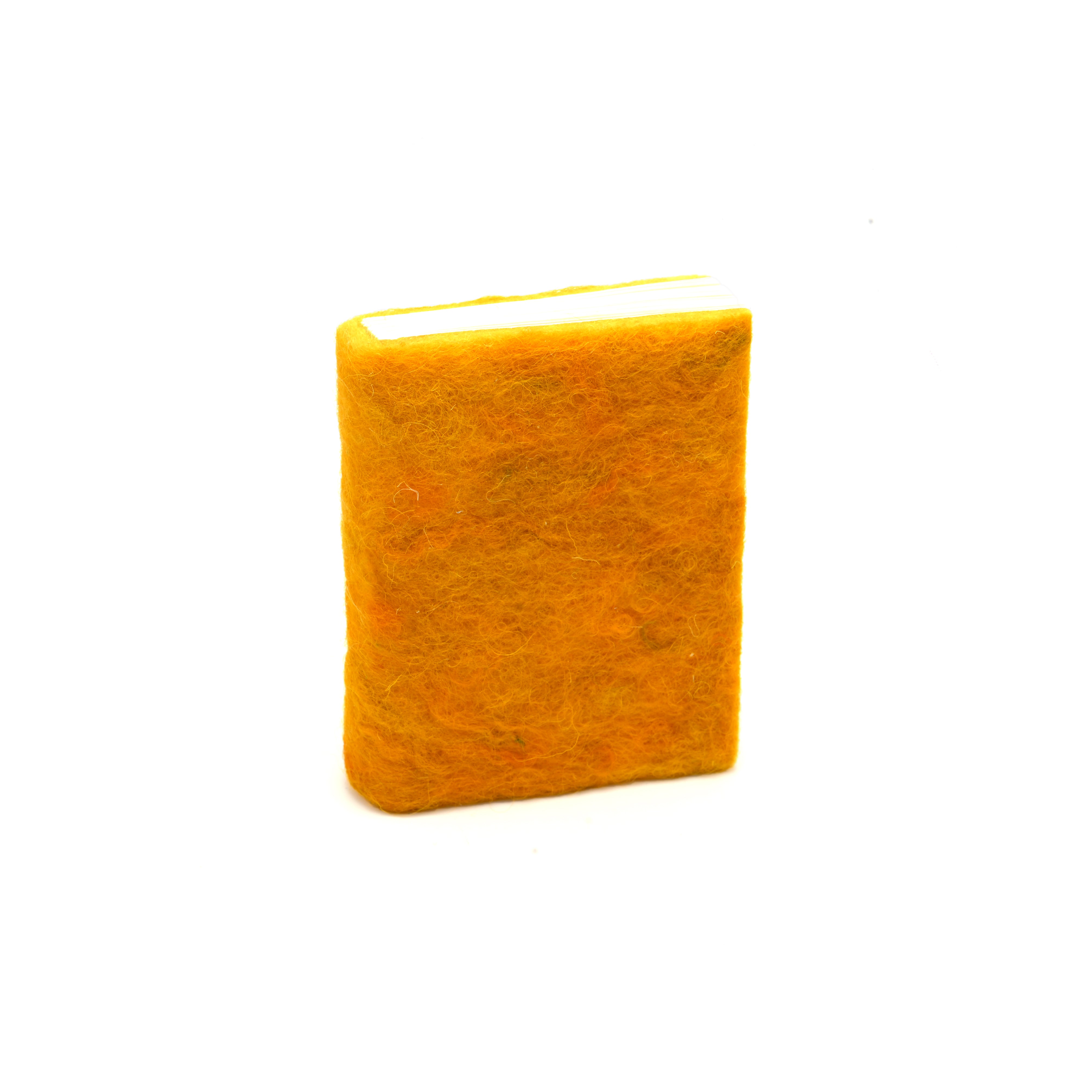 Felt Pocket Diary Orange