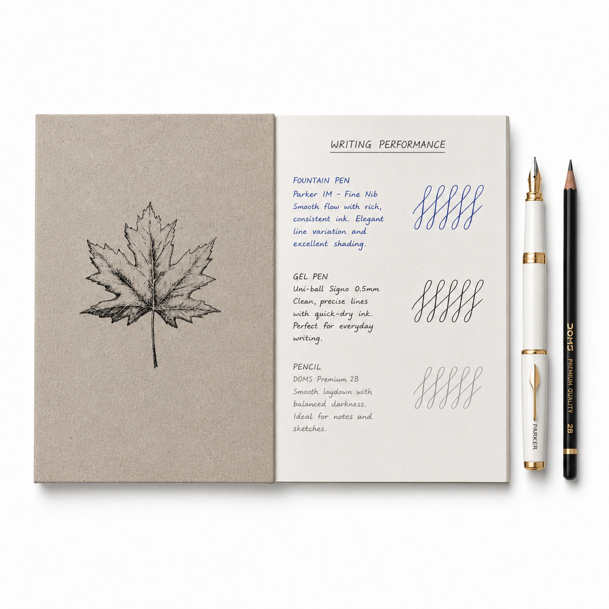 Maple Leaf Pocket Diary Set Of 2