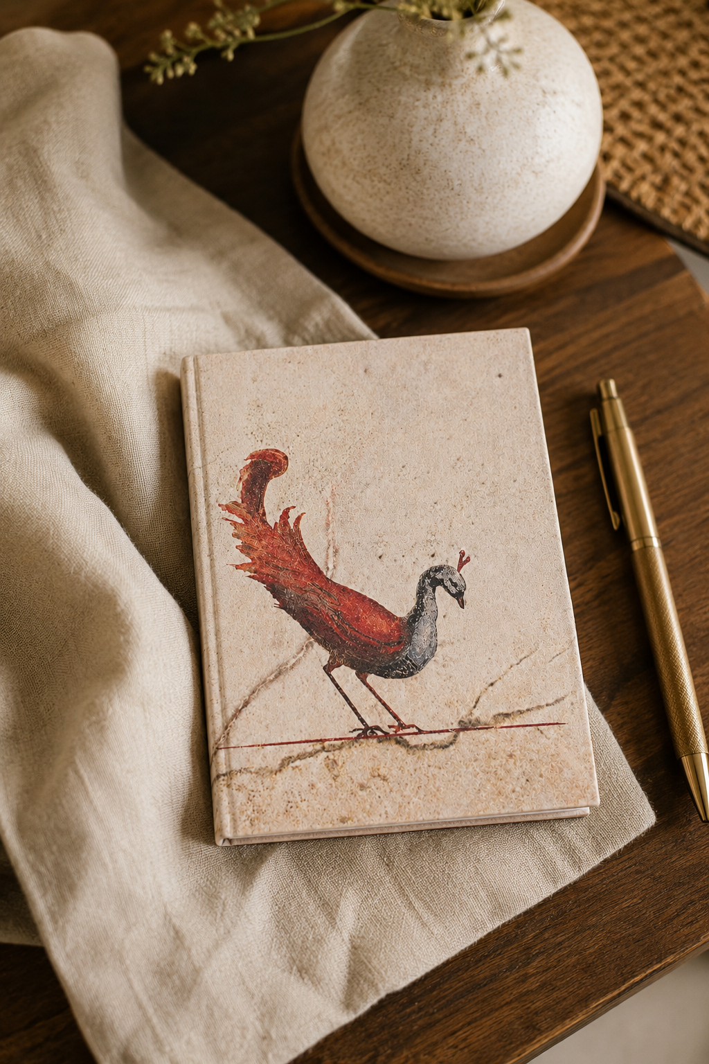 Peacock Pocket Diary Set Of 2