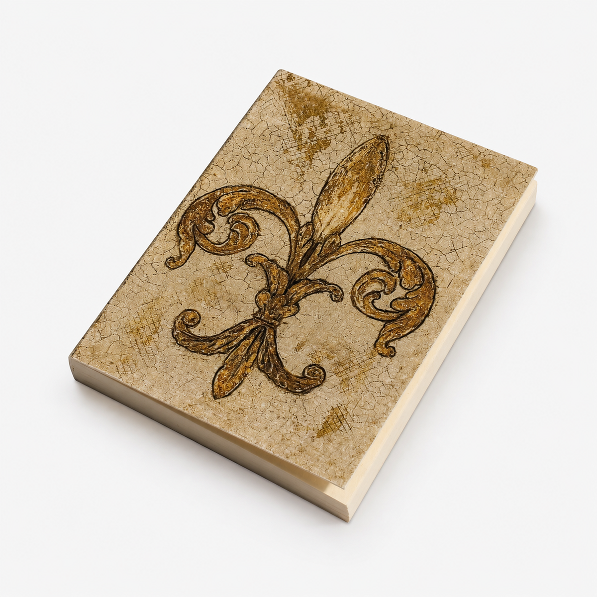 Fleur-De-Lis Pocket Diary Set Of 2