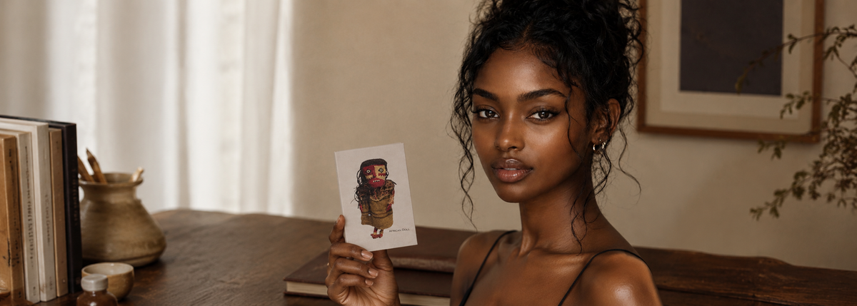 African Doll Pocket Diary Set Of 2