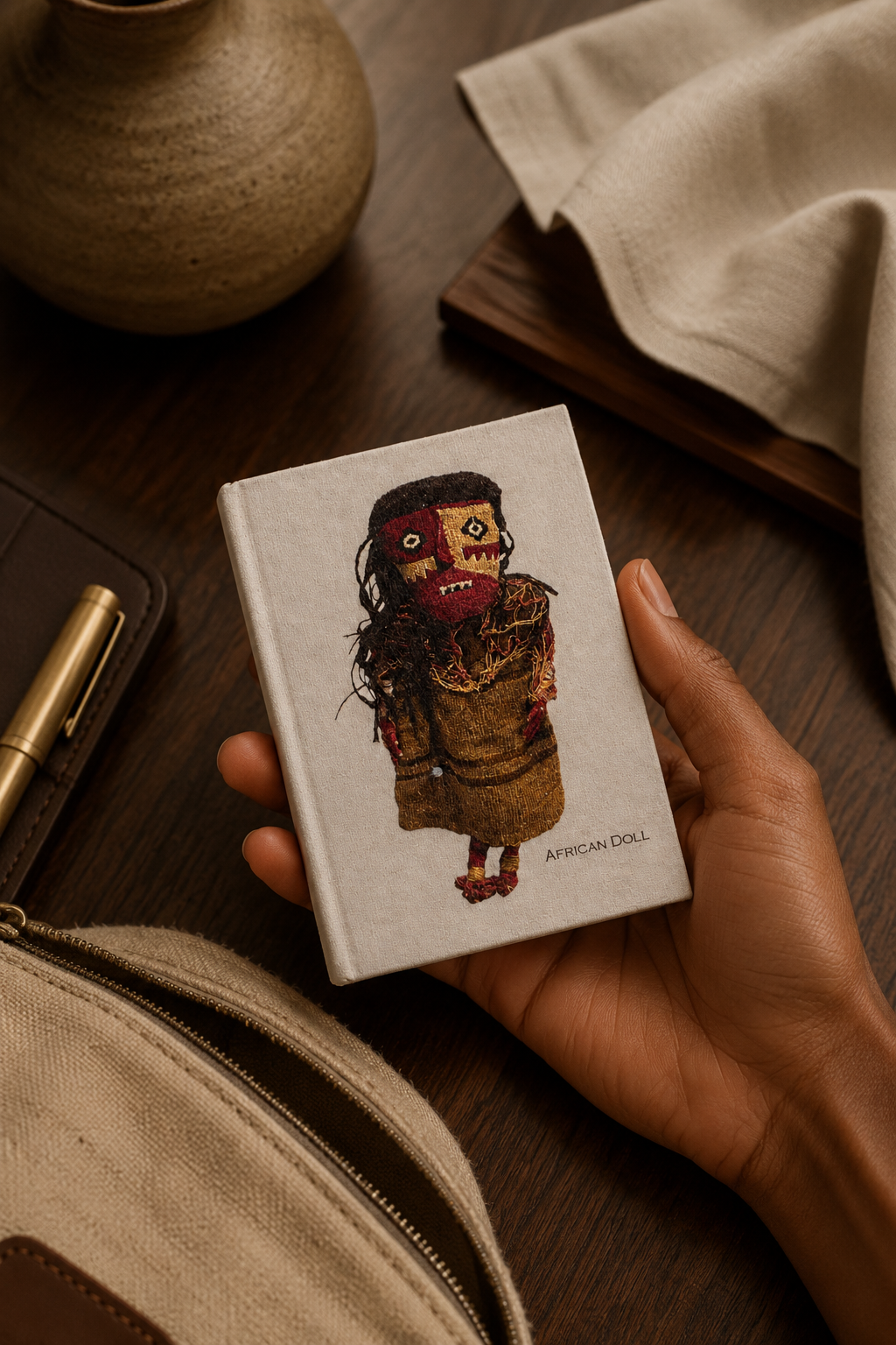 African Doll Pocket Diary Set Of 2