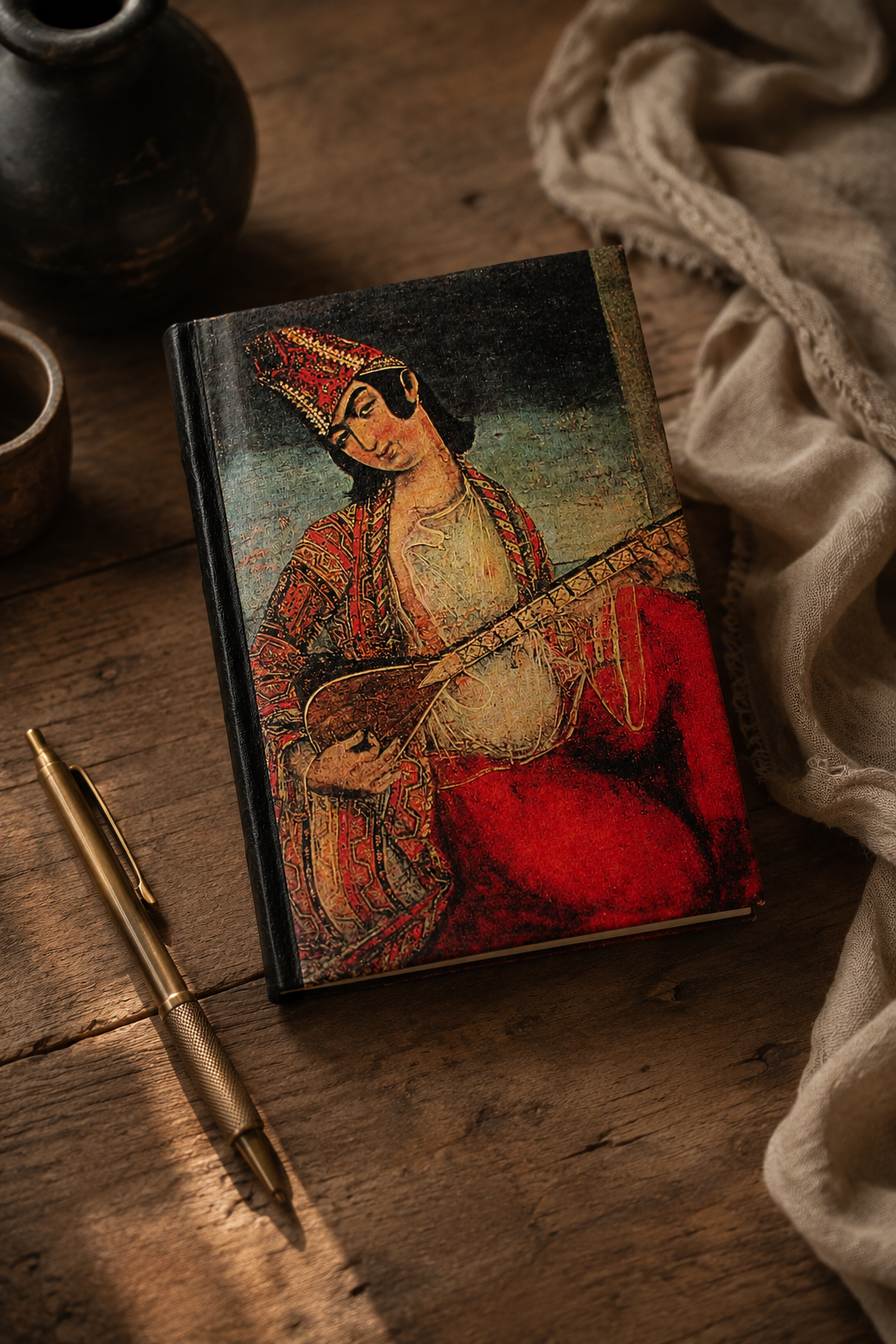 Ancient Persian Sitar Artist