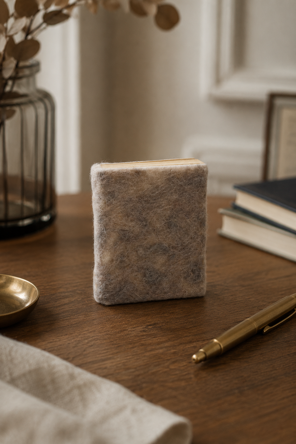 Felt Pocket Diary Grey
